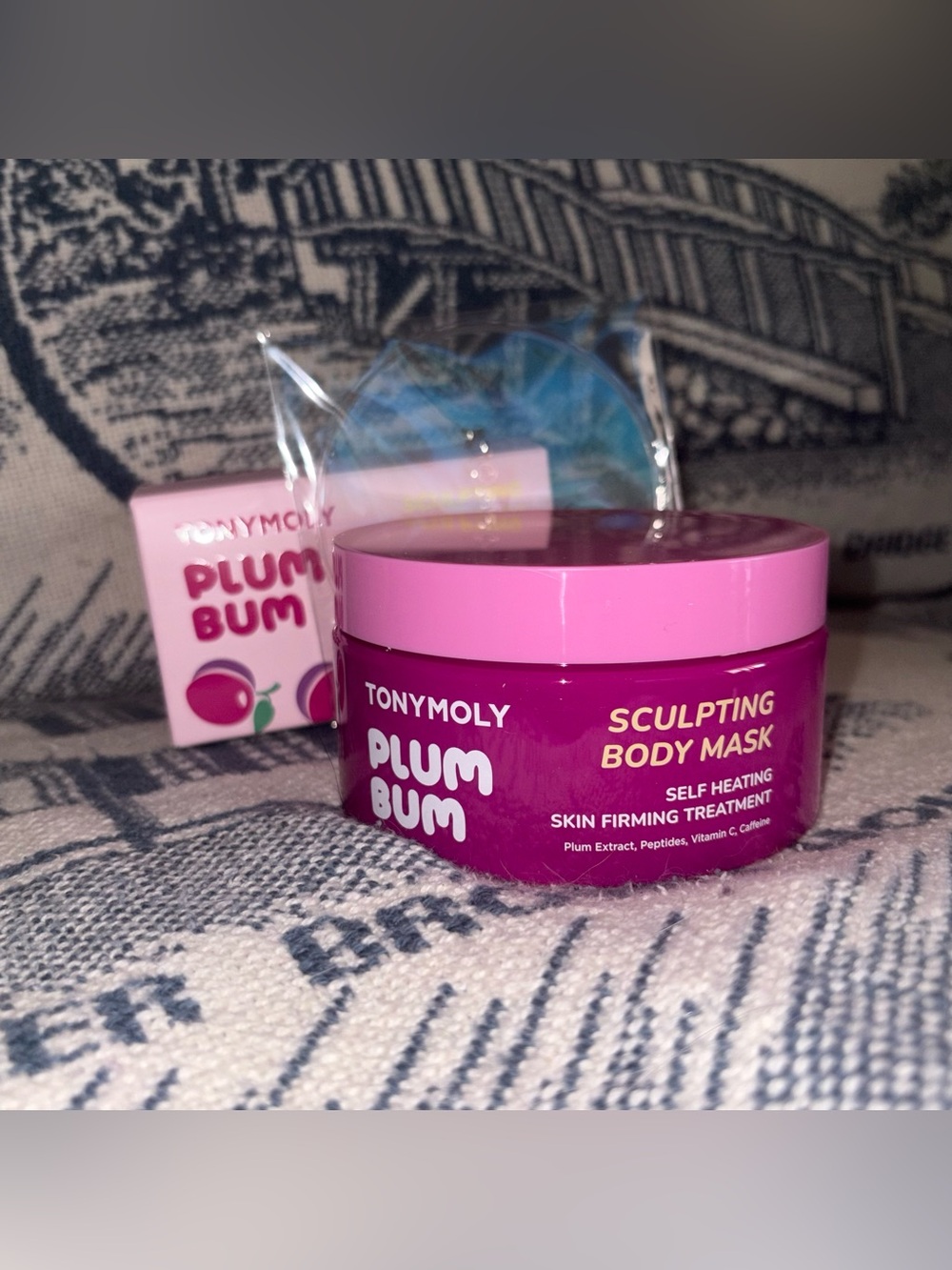 TONYMOLY Plum Bum Self Heating Sculpting Body Mask - Only Taken Out For Pics!